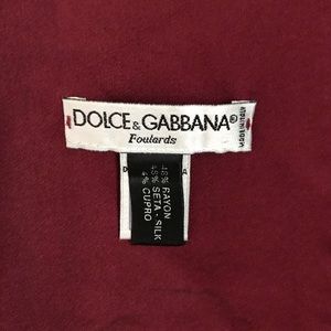 Dolce and Gabbana scarf!